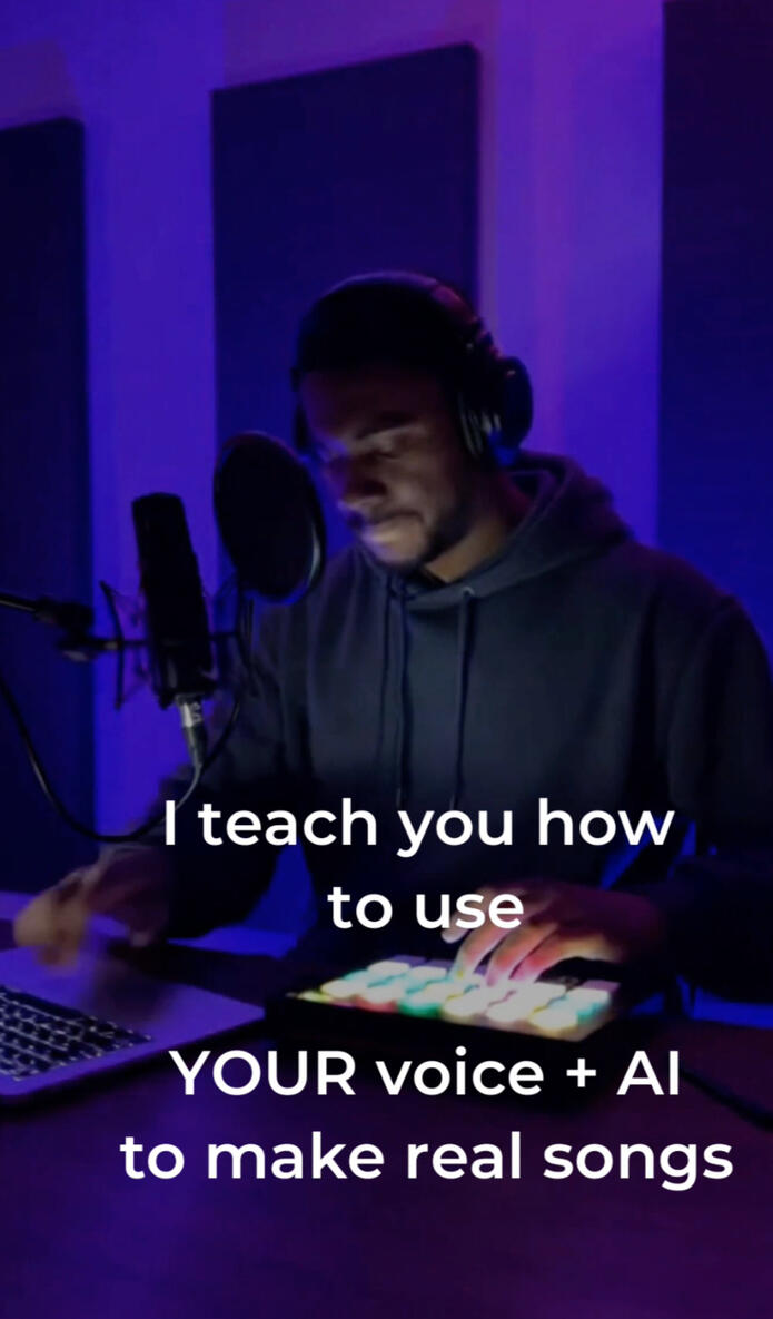 Created prompt-driven lesson concepts and marketing creative to attract and onboard students.