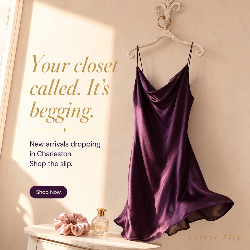 Velvet Slip boutique ad