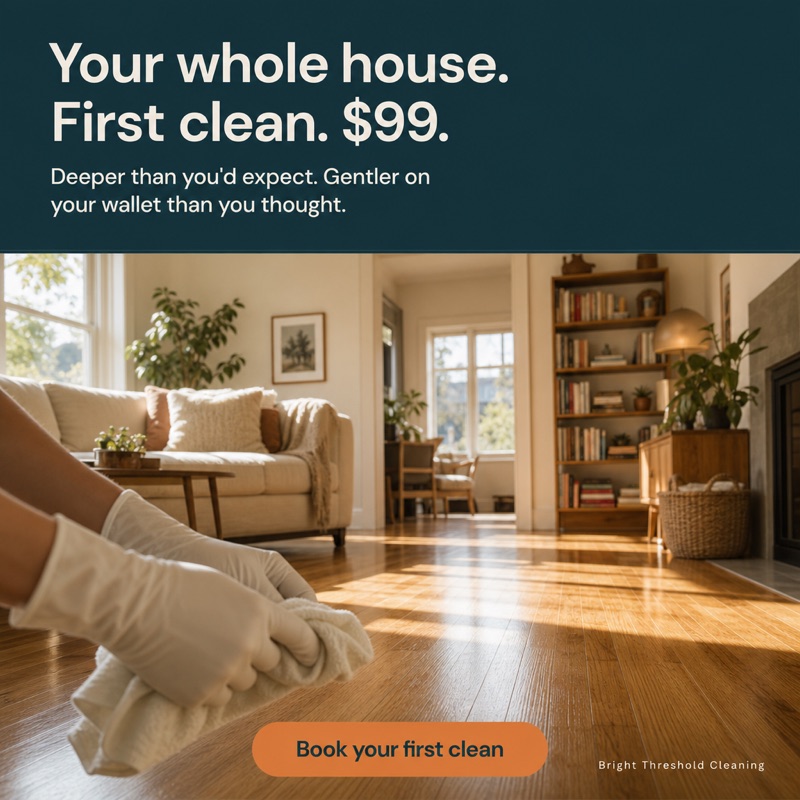 Bright Threshold cleaning ad