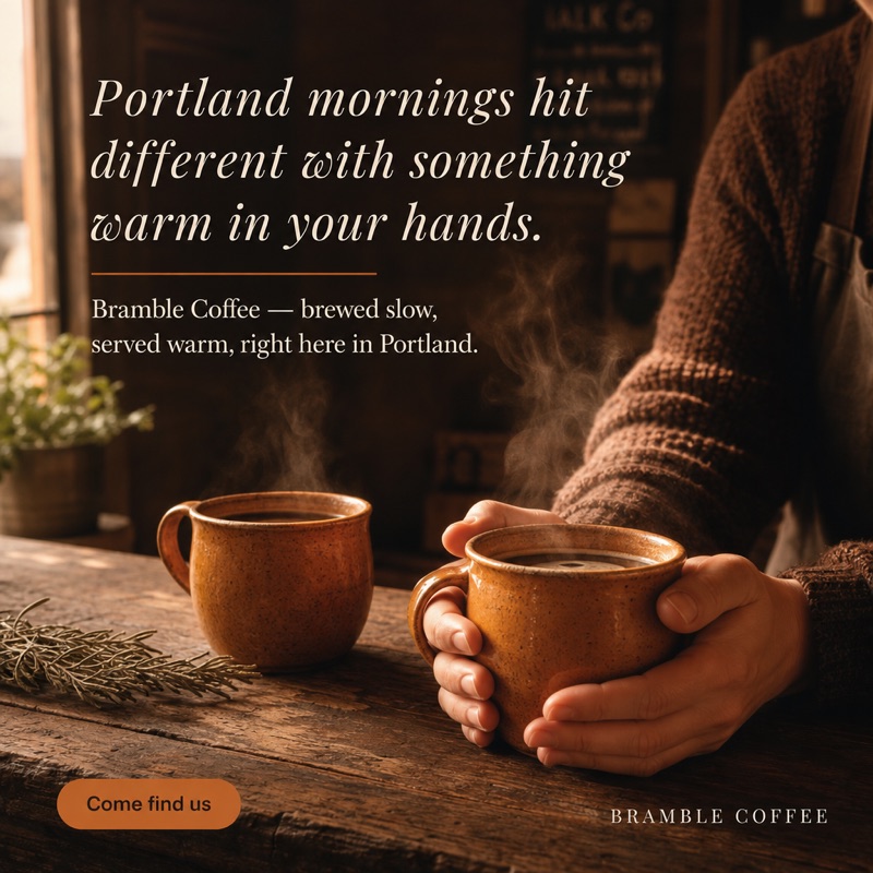 Bramble Coffee ad