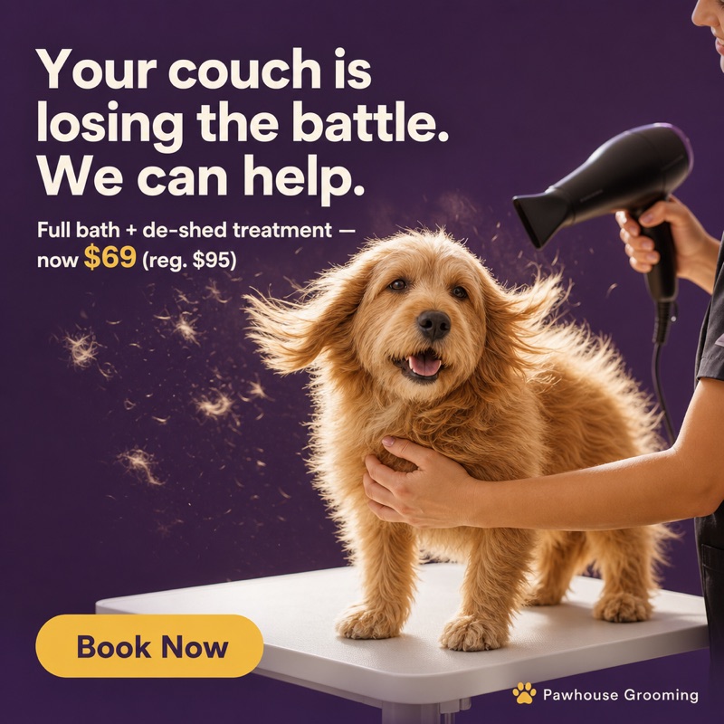 Pawhouse Grooming spring offer ad