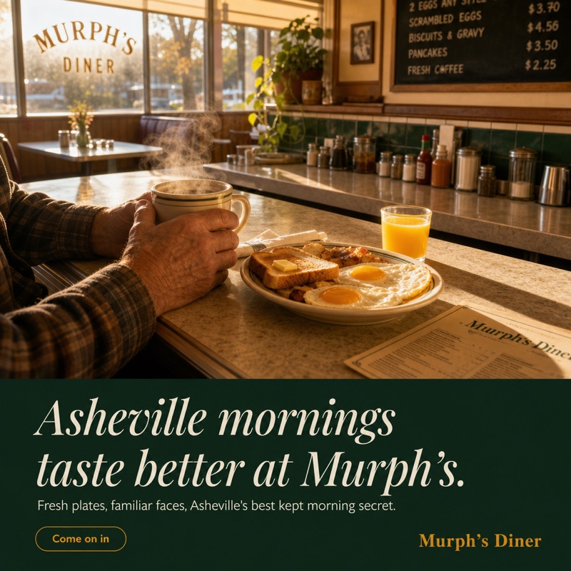 Murph's Diner morning ad