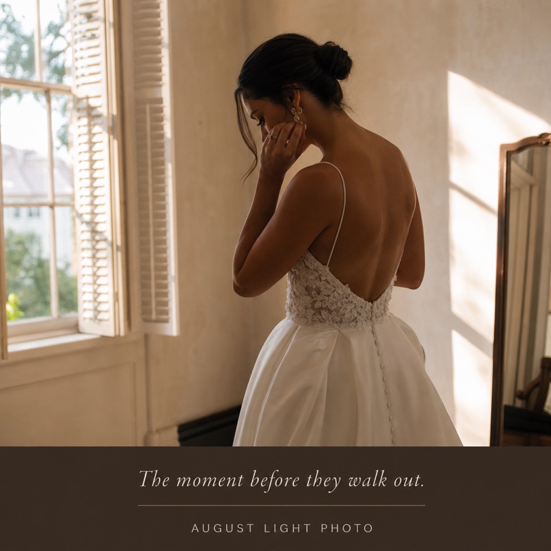 August Light wedding photo ad
